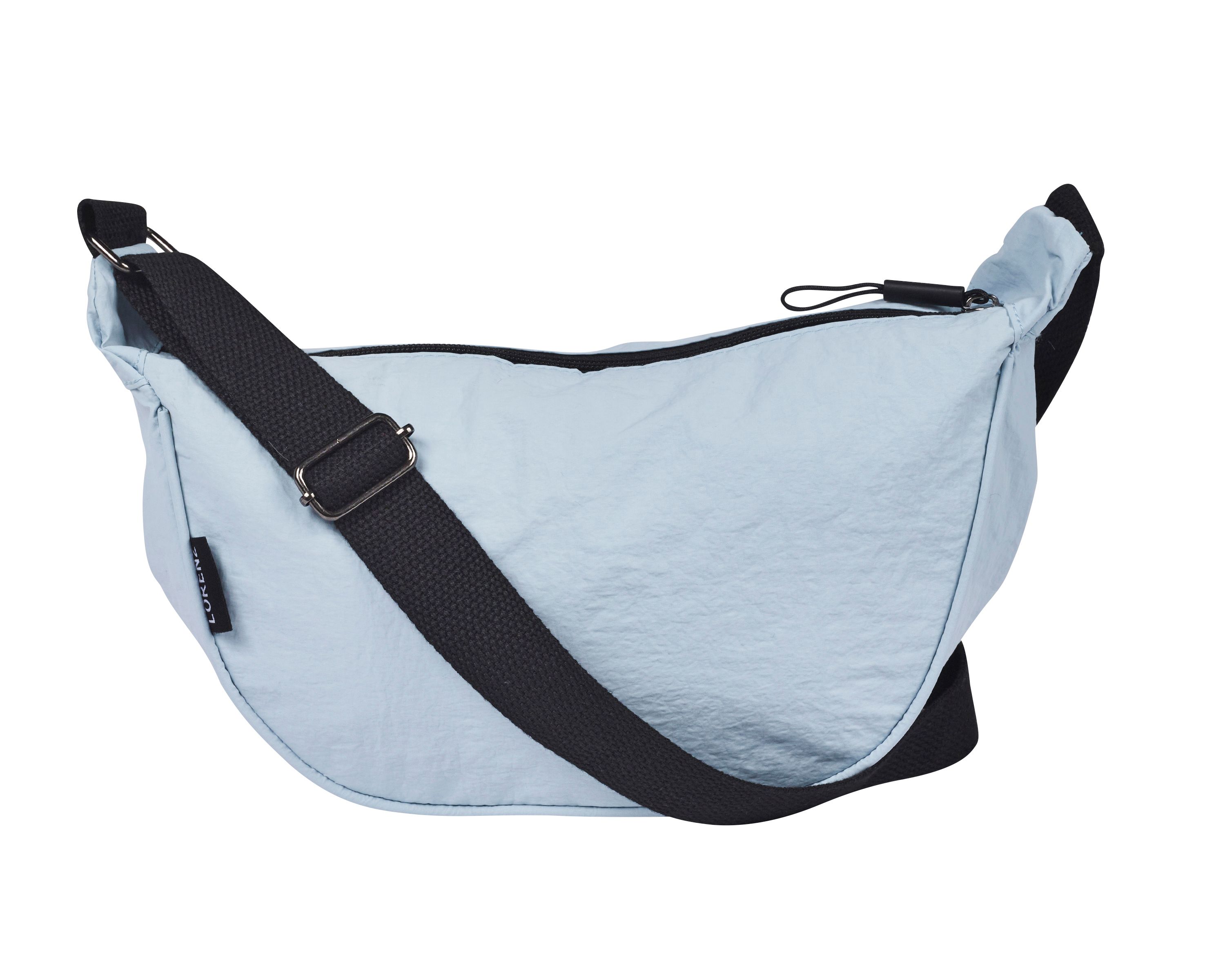 (image for) 2310 Ice Blue Lorenz Top Crinkled Nylon Sling Chest Bag